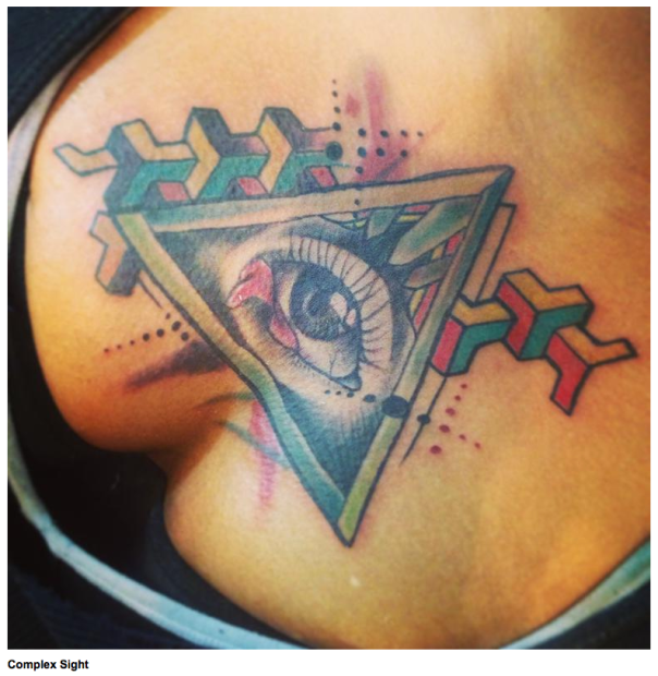 eye tattoo by Charity