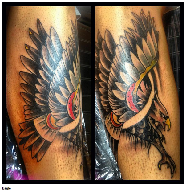 eagle tattoo by Charity